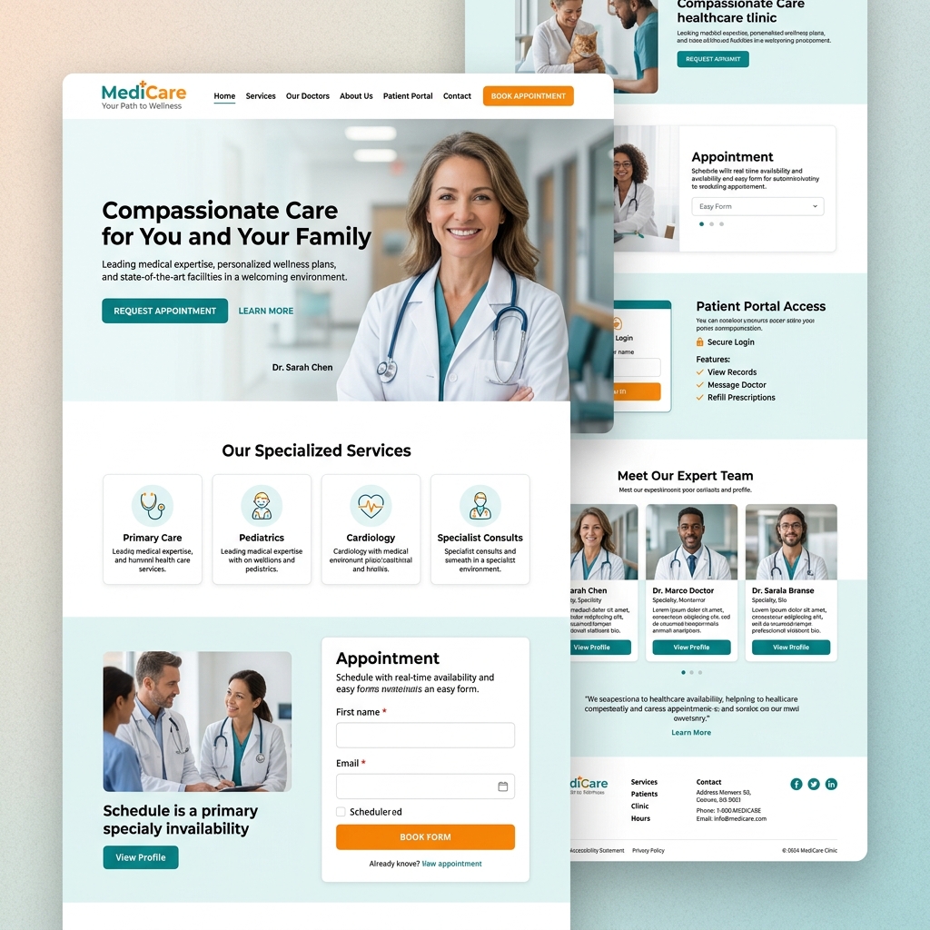 MediCare Clinic Website